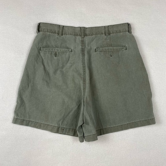 Vintage American Eagle Outfitters Shorts Size 32 Green High Rise Outdoors 90s - Picture 9 of 10